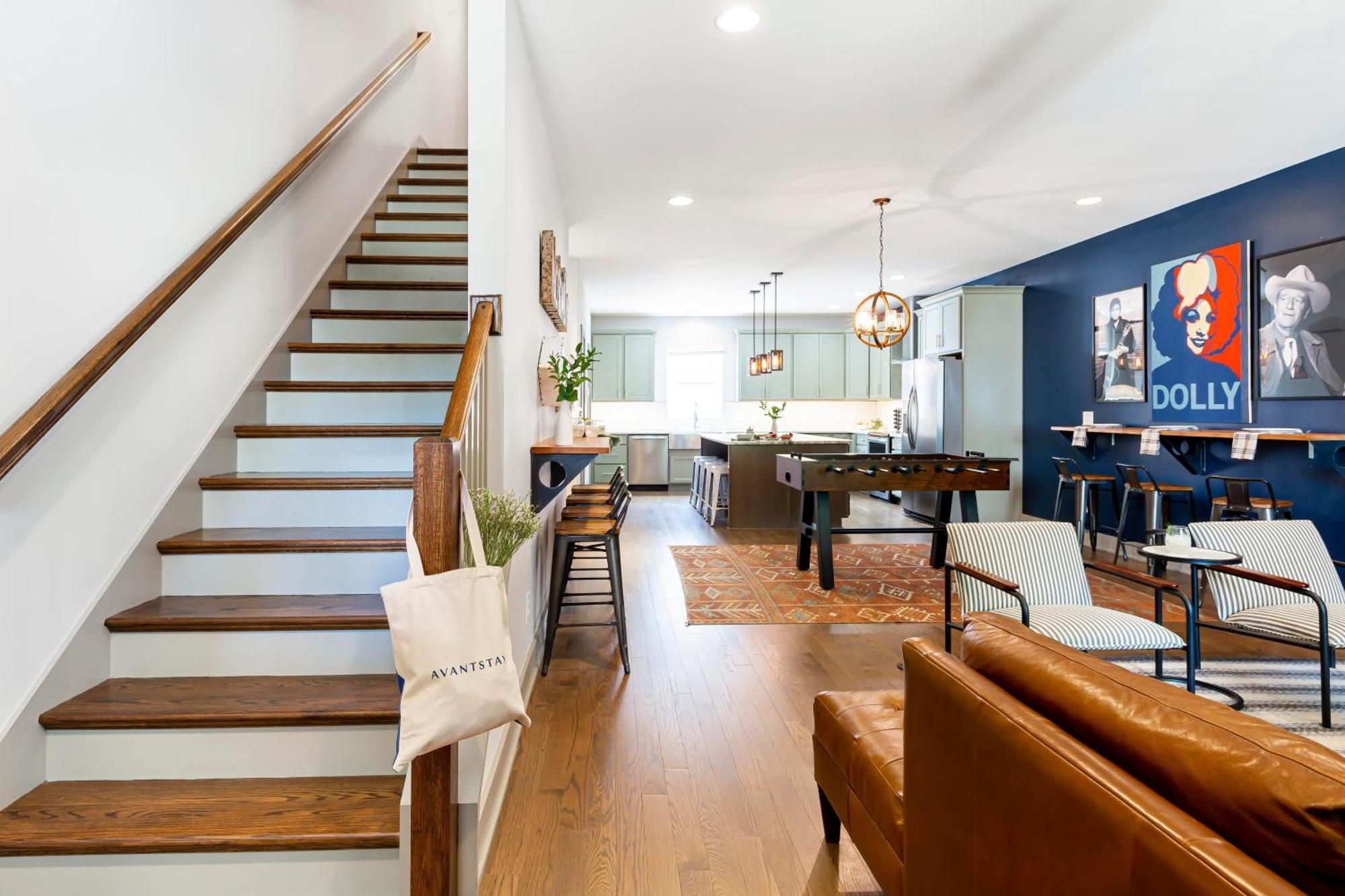Waverly By Avantstay Nashville-Inspired Townhome W Luxury Kitchen Pool Table Extérieur photo